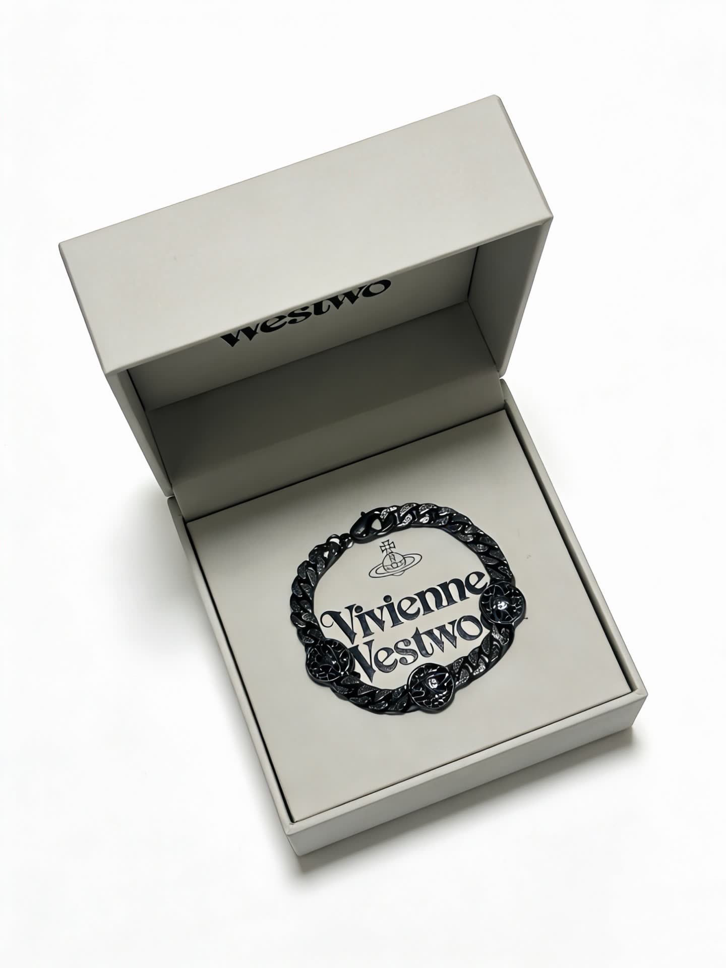 Vivienne Westwood Black Chain Bracelet